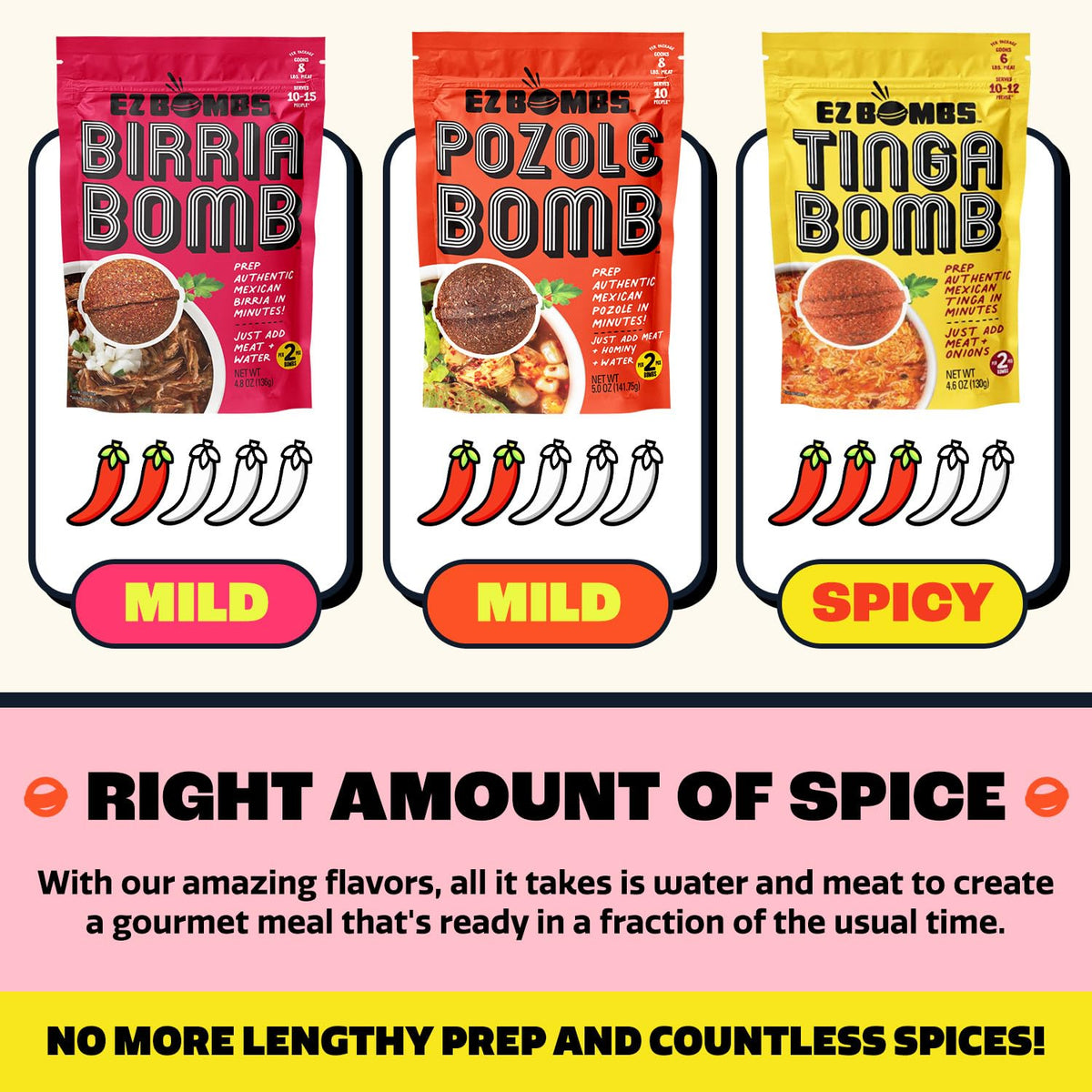 EZ Bombs soup-ready pozole prep for comforting weeknight meals