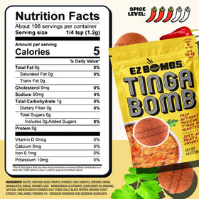 EZ Bombs Tinga Bomb in a cooking pot releasing rich aroma.