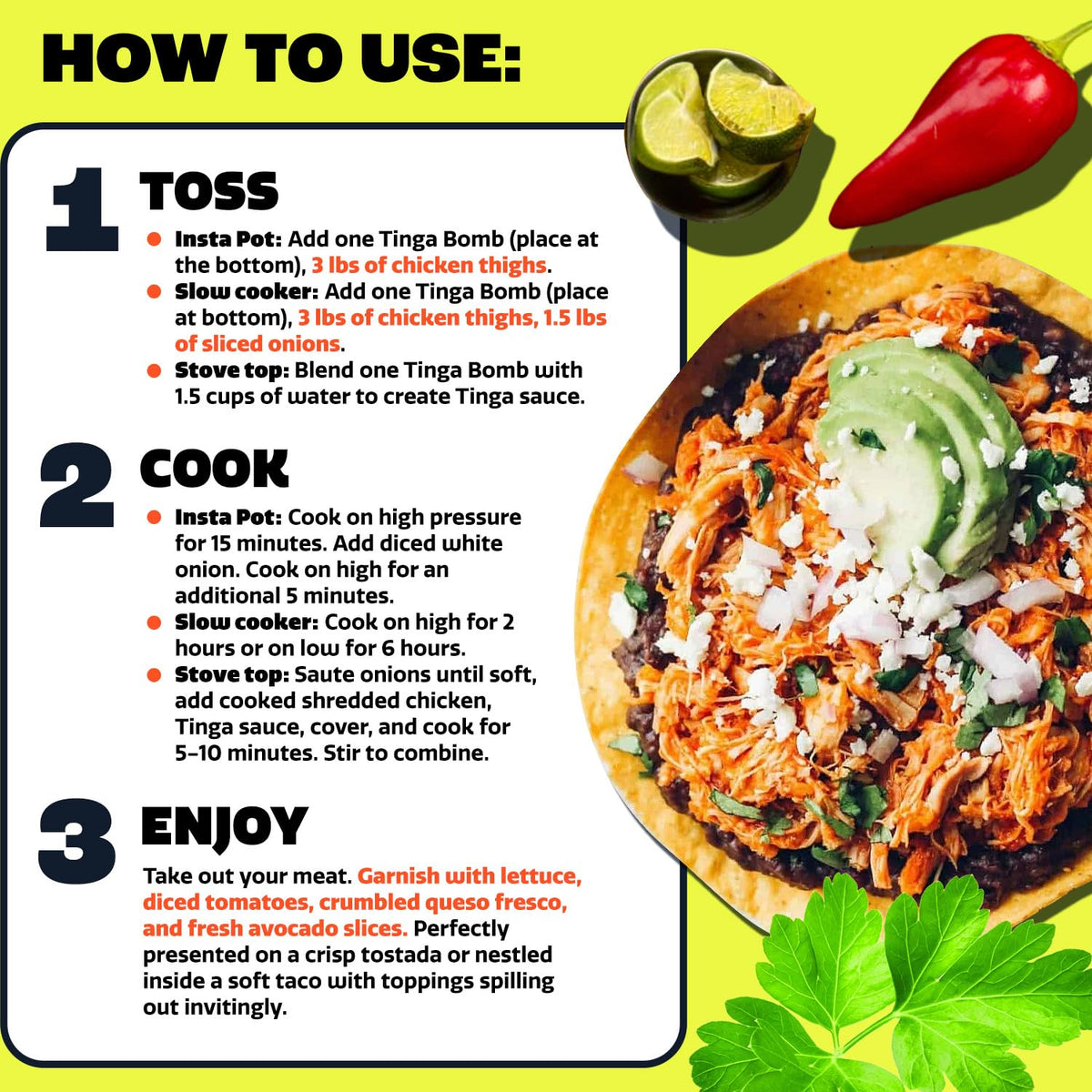 EZ Bombs Tinga Bomb meat simmering with the smoky notes.