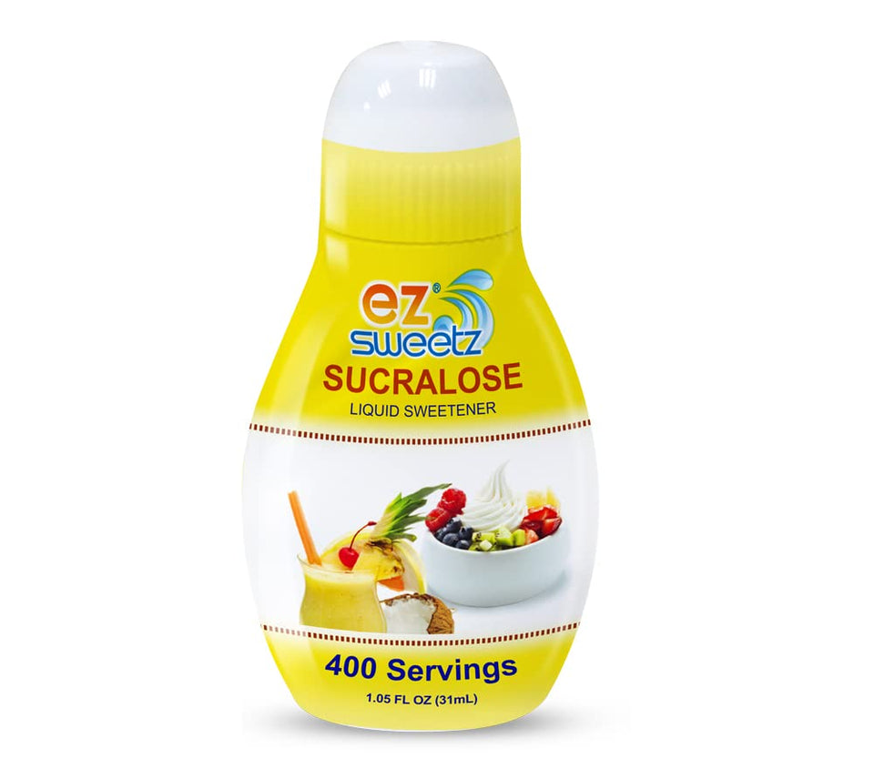 EZ-Sweetz bottle pour, zero-calorie sweetness for beverages.
