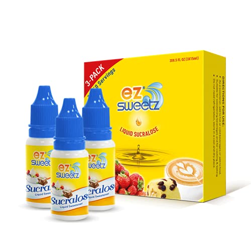 EZ-Sweetz bottle pour demonstrates sugar-free sweetness in beverages