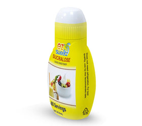EZ-Sweetz drops in tea showing versatile use beyond beverages