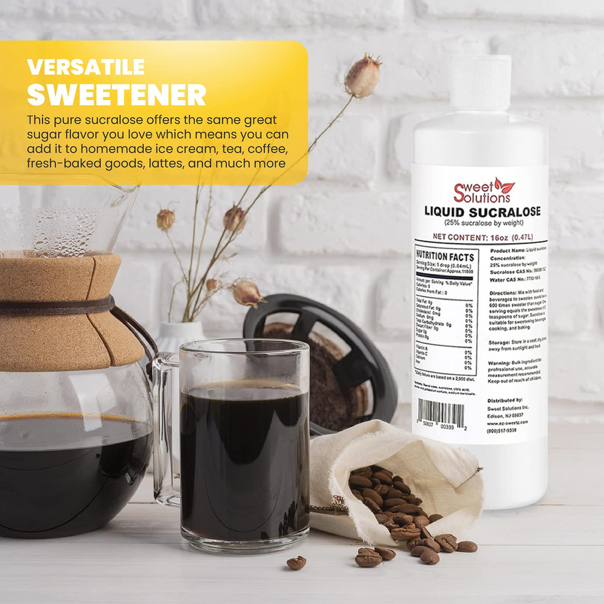 EZ-Sweetz kitchen scene demonstrates versatile zero-calorie sweetener