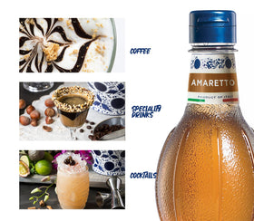 Fabbri Amaretto syrup pairs with desserts for flavor boost