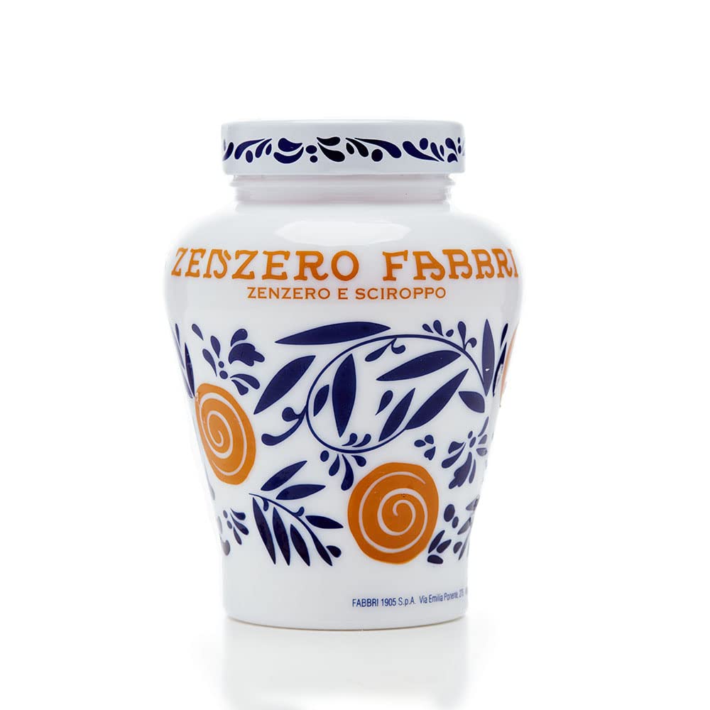 Fabbri Ginger with Syrup bottle highlighting natural flavor for meals.