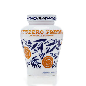 Fabbri Ginger with Syrup bottle highlighting natural flavor for meals.