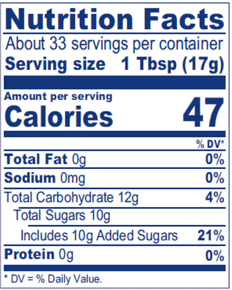 Packaging closeup of Fabbri Ginger with Syrup, all-natural ingredients.