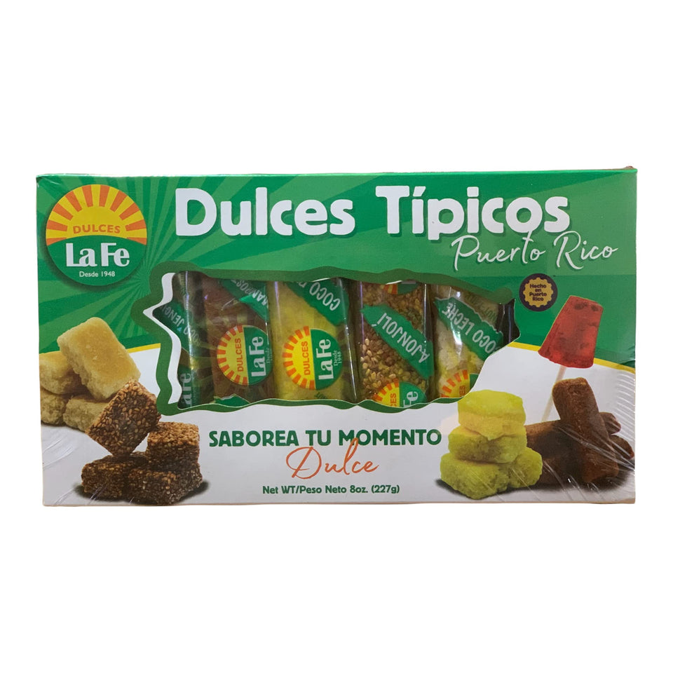Dulces Tipicos Puerto Rican Candies Assortment from Fabrica De Dulces La Fe, ideal for gifting