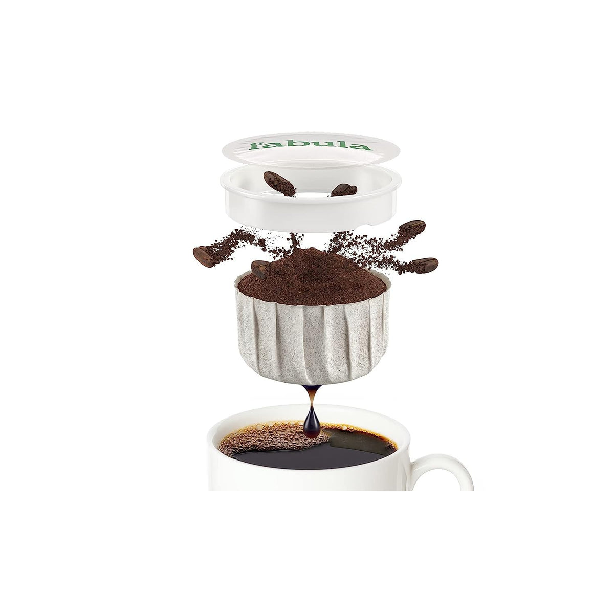 Fabula 12g coffee pod delivering fuller flavor in each cup.