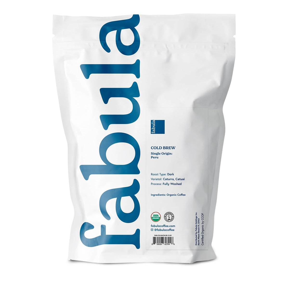 Fabula dark roast aroma captured to enhance a bold, low-acid cold brew.