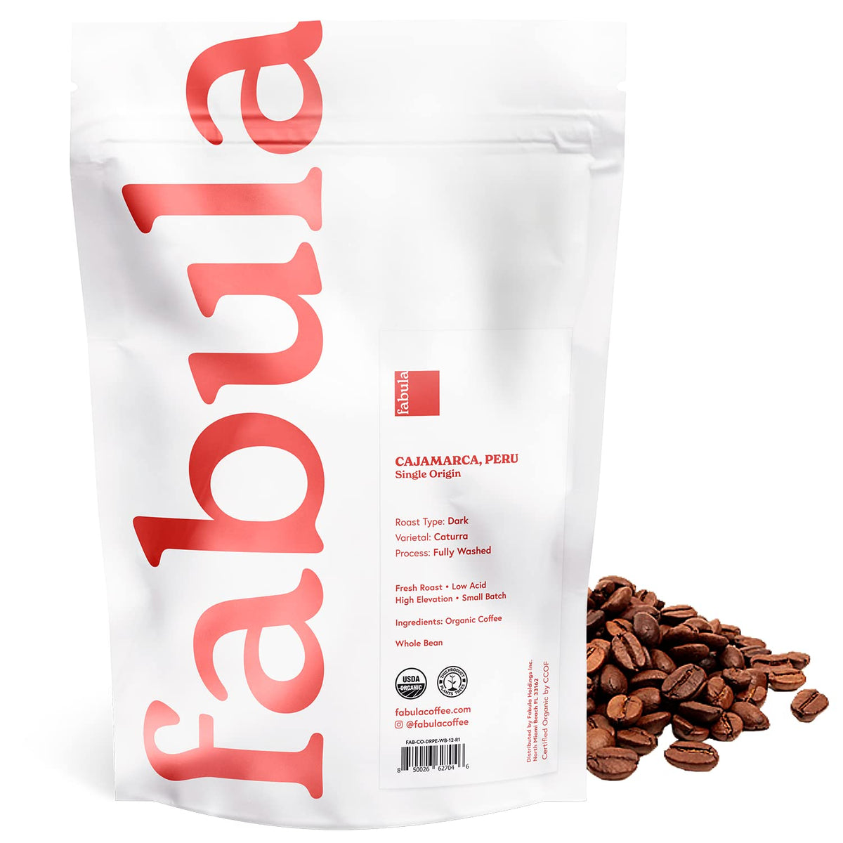 Fabula Half-Caf aroma-steam reveals a rich, inviting scent.