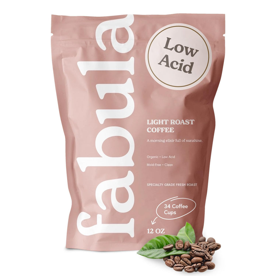 Fabula Light Roast Whole Beans showing clean low acidity for sensitive palates
