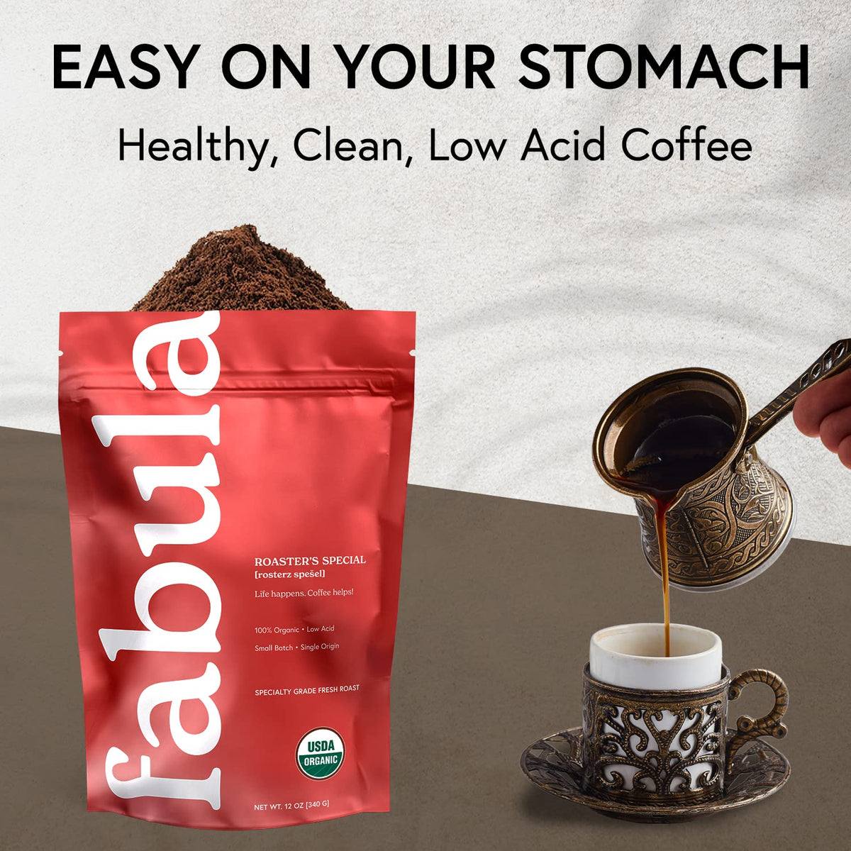 Fabula mold-free packaging highlights clean quality for sensitive systems.