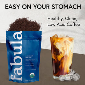 Fabula high-altitude shade-grown beans for rich flavor and aroma.