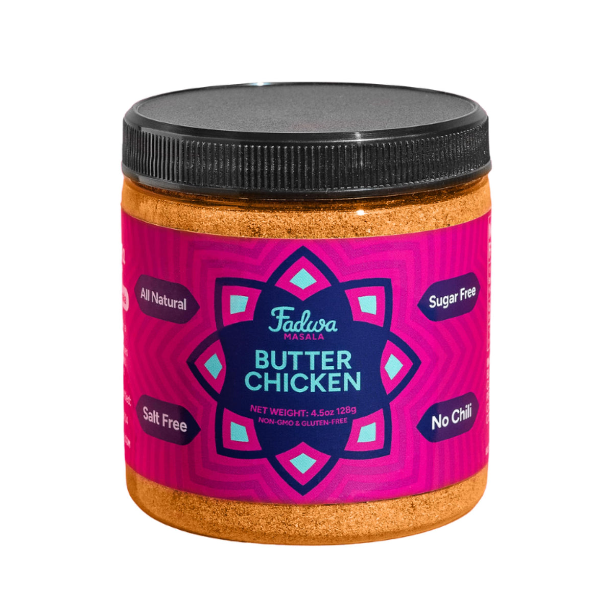 Fadwa Masala butter chicken spice jar for authentic at-home curry flavor