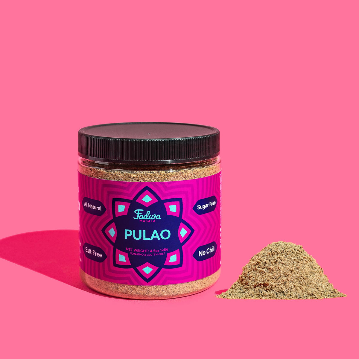 Fadwa Masala Pulao Spice Mix packaging, resealable for freshness