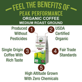 Fair-trade organic label on pack, signaling ethical sourcing and clean processing.