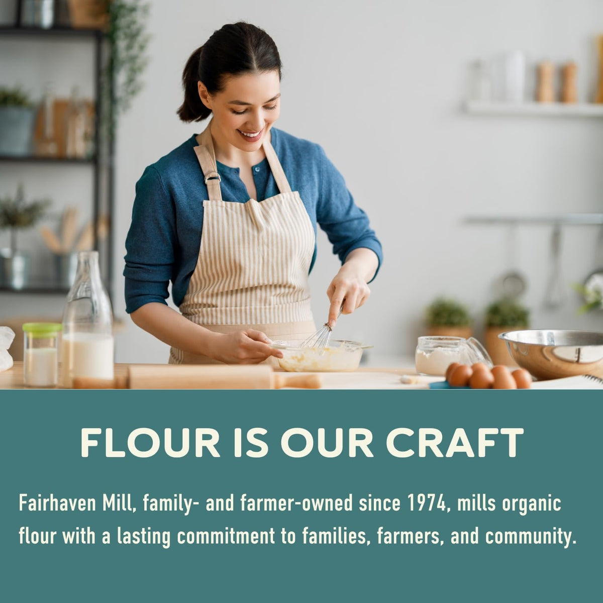 Fairhaven Mill Barley Flour bread loaf with porous crumb from barley flour blend