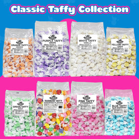 Fairtime blue raspberry taffy ingredient label showing kosher certification.