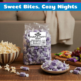 Kosher-certified label on Fairtime Purple Grape Taffy.