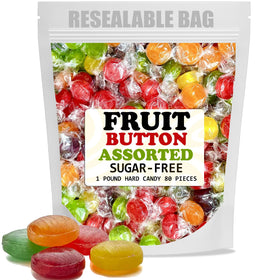 Faithful Flavours assorted buttons candy for on-the-go snacking, sugar-free and diabetic-friendly.