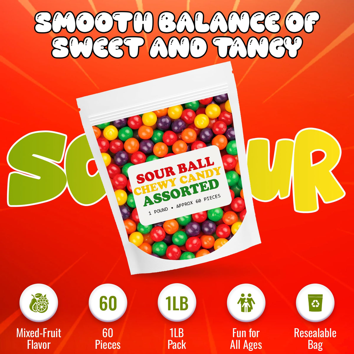 Faithful Flavours blue raspberry sour balls bring vibrant color and zing.
