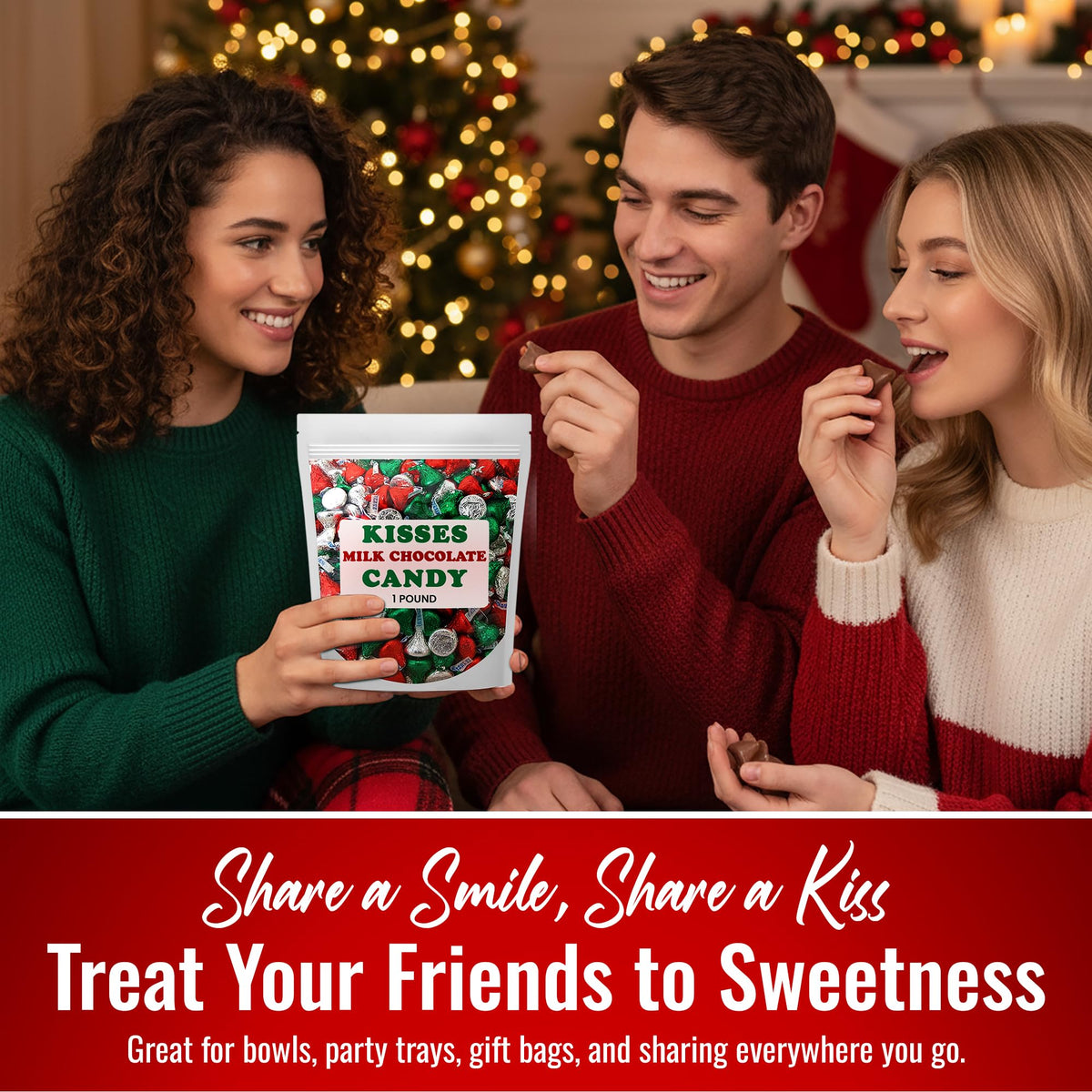 Faithful Flavours Kisses party favors for celebrations with chocolate