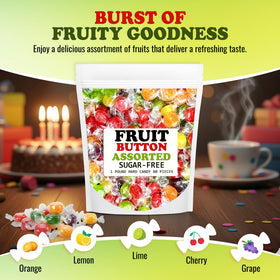 Faithful Flavours lemon drops hard candy in a bright bowl, refreshing flavor with zero sugar.