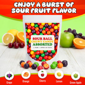 Faithful Flavours sour cherry balls offer tangy bite ideal for gumball machines.