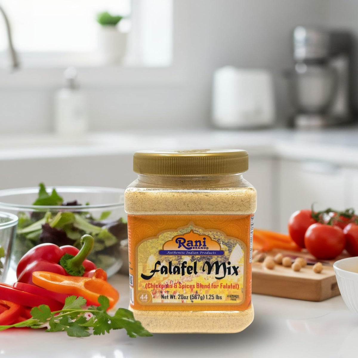 Resealable Falafex jar for convenient storage