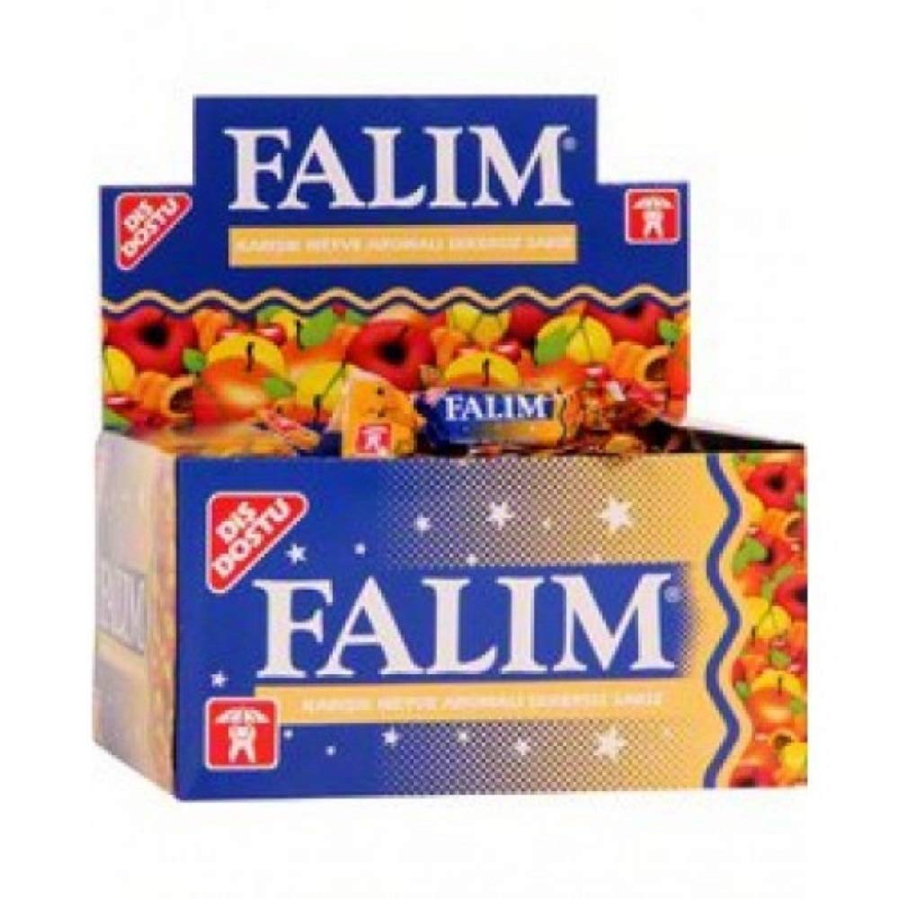 Falim sugarless gum fruit mix pack for on-the-go freshness