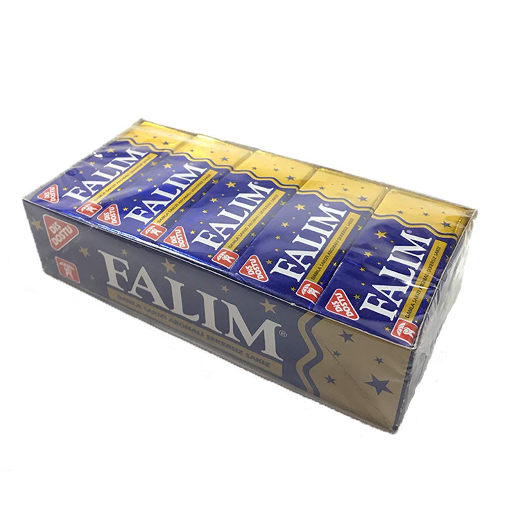 Falim sugarless mastic gum pack front view for fresh breath on the go