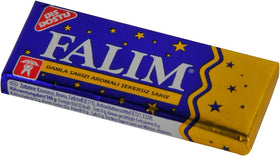 Falim Sugarless Plain Gum after-meal chew, clean and refreshing.