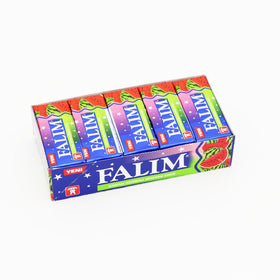 Falim sugarless watermelon gum pack shot for on the go freshness