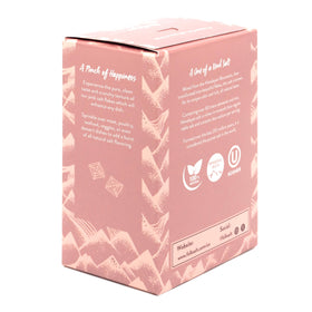 Falksalt handcrafted salt flakes with pyramid crystals adding a refined finishing touch.