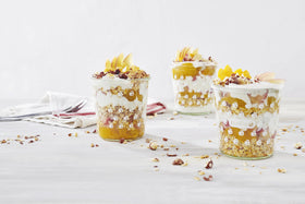 Familia Swiss Muesli overnight oats setup in a jar for prep-ahead mornings.