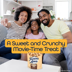 Famous Amos cookies perfect for movie nights and casual gatherings.