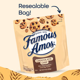 Famous Amos cookies ready to share at gatherings and celebrations.