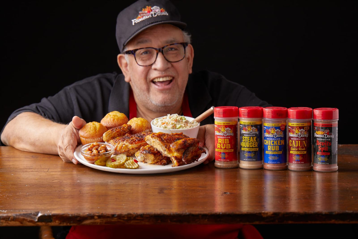 Famous Dave's chicken rub creates a mouthwatering finished dish