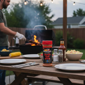 Famous Dave's 2-pack seasoning ingredients panel shot for authenticity