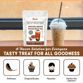 Baked treat enhanced with Fanale brown sugar milk tea powder.