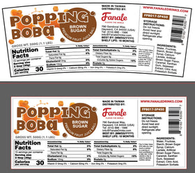 Fanale Brown Sugar Popping Boba Pearls culinary use ideas for at home desserts