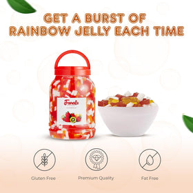 Fanale jelly topping bear shape enhances kid-friendly beverages and desserts
