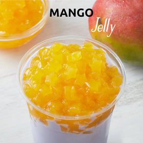Cocktail or mocktail with Fanale jelly topping for texture
