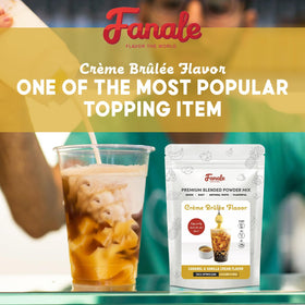 Fanale Creme Brulee powder in a smoothie for a flavor boost.