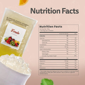 Fanale Crystal Boba Jelly Ball plant-based ingredients support dessert versatility.