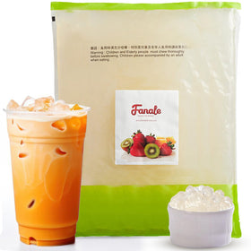 Fanale Crystal Boba Jelly Ball ready-to-serve pearls elevate bubble tea texture and presentation.