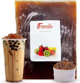 Fanale crystal boba spheres 1cm in citrus syrup ideal for milk tea