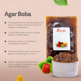 Fanale ready-to-serve crystal boba for quick drinks