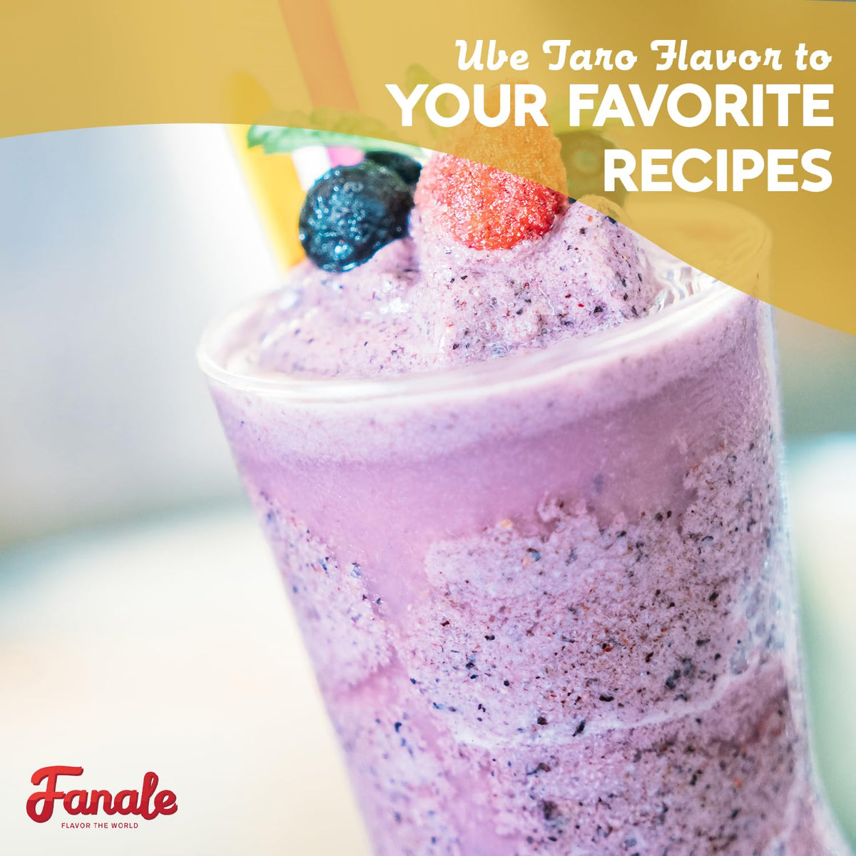 Fanale Ube Taro drink powder mixes easily without grinding